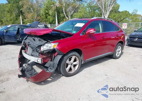 2010 Lexus Rx 350 z USA, uszkodzony, nr VIN 2T2BK1BA5AC056341